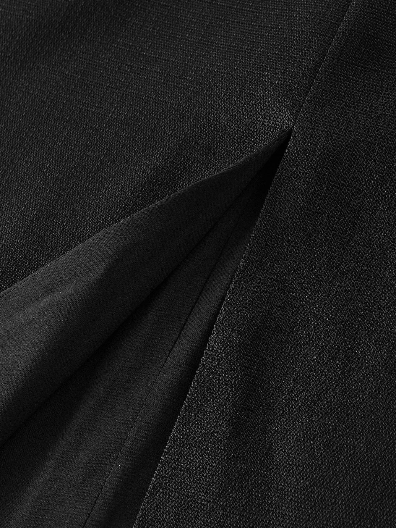 PREMIUM VNECK CAP SLEEVE SPLIT HEM