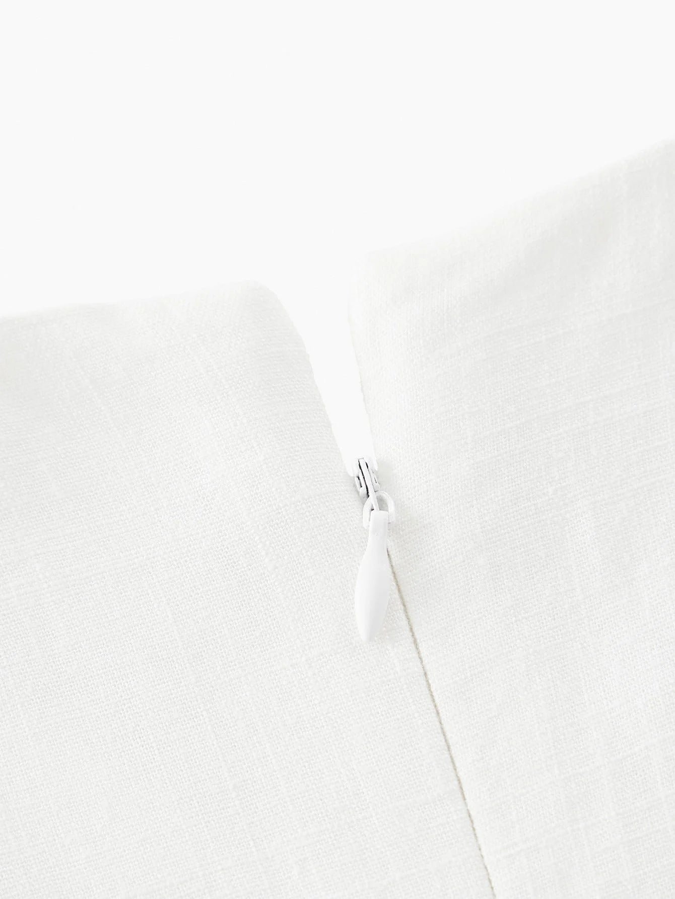 PREMIUM VNECK EMBROIDERY CUT OUT WAIST DRESS