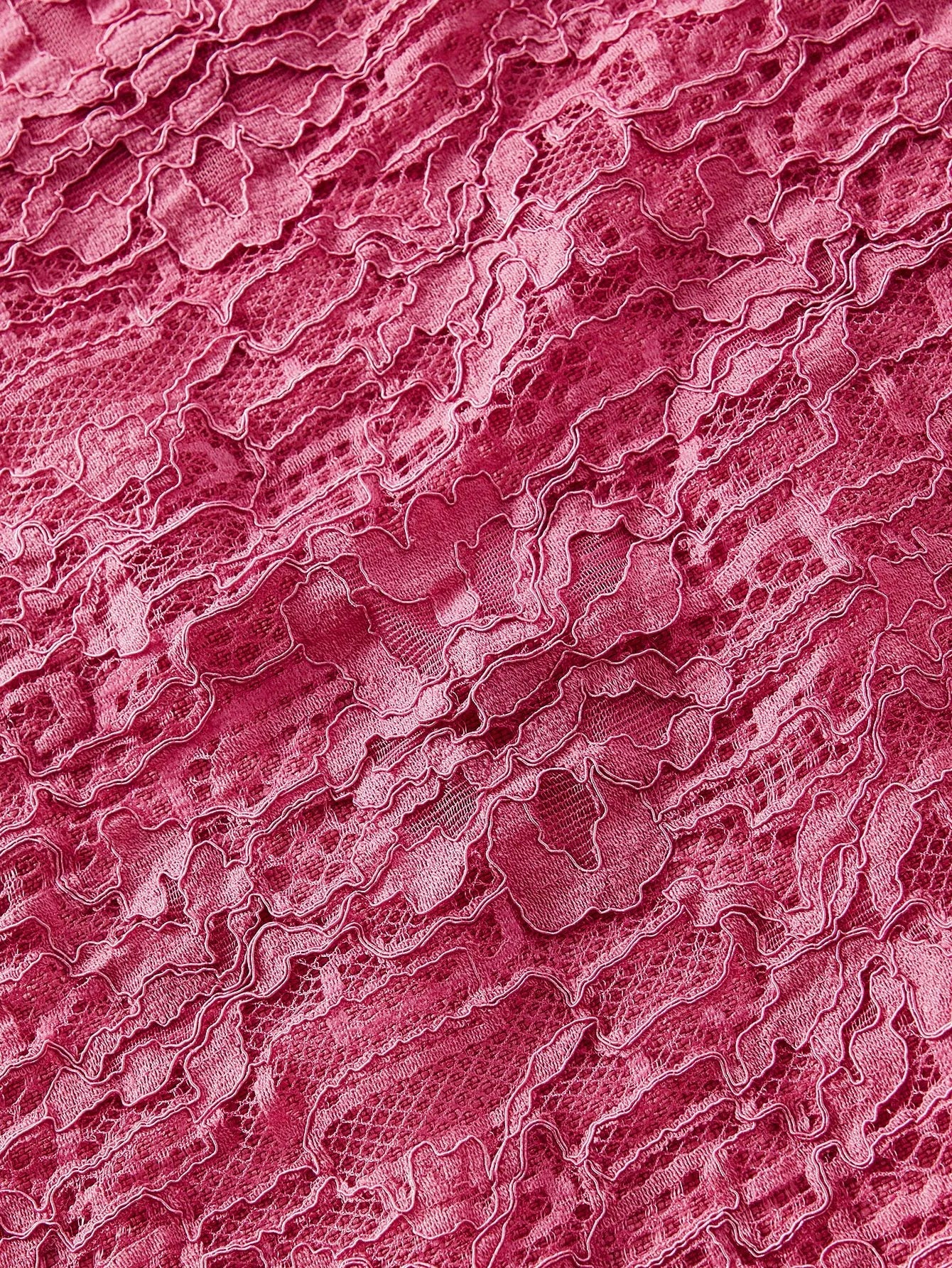 PREMIUM VNECK LACE BELTED ALINE DRESS