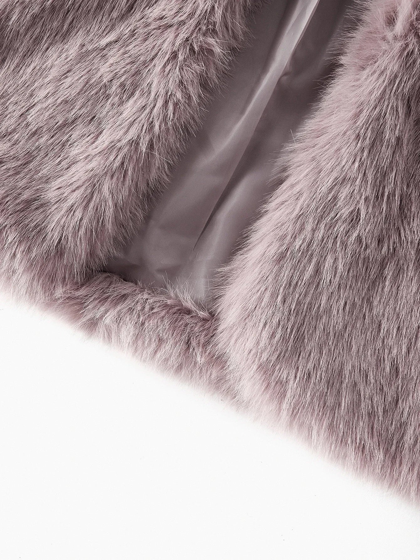 PREMIUM WATERFALL BELTED FAUX FUR COAT