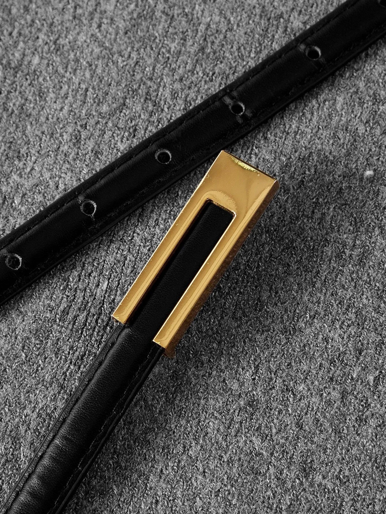 PREMIUM WATERFALL COLLAR BELTED CARDIGAN