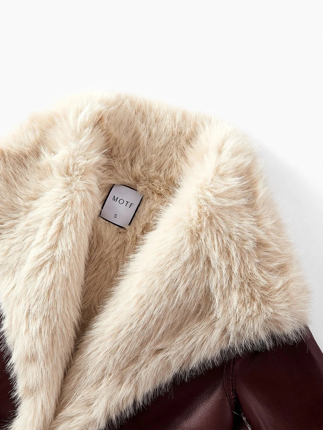 PREMIUM WATERFALL COLLAR FAUX FUR COAT