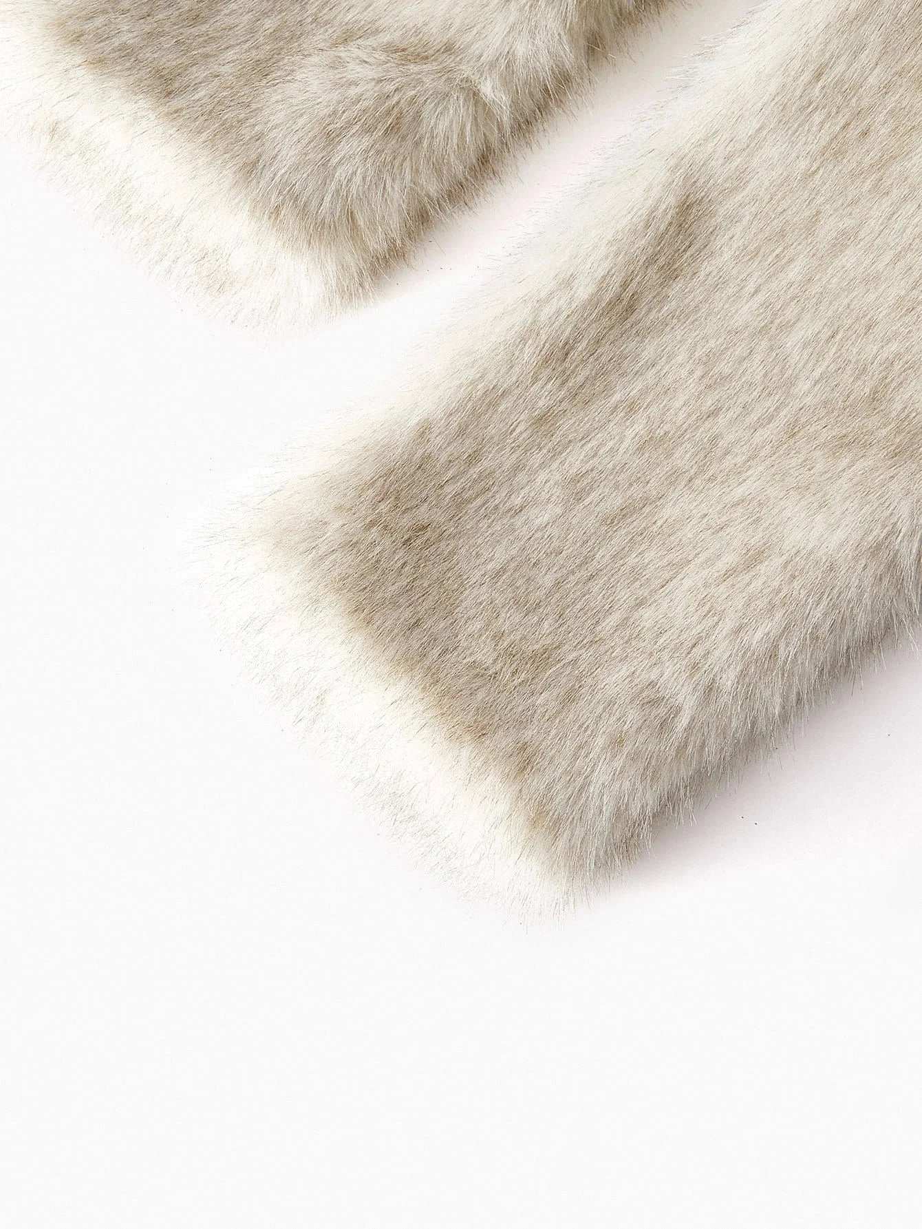 PREMIUM WATERFALL COLLAR FAUX FUR COAT