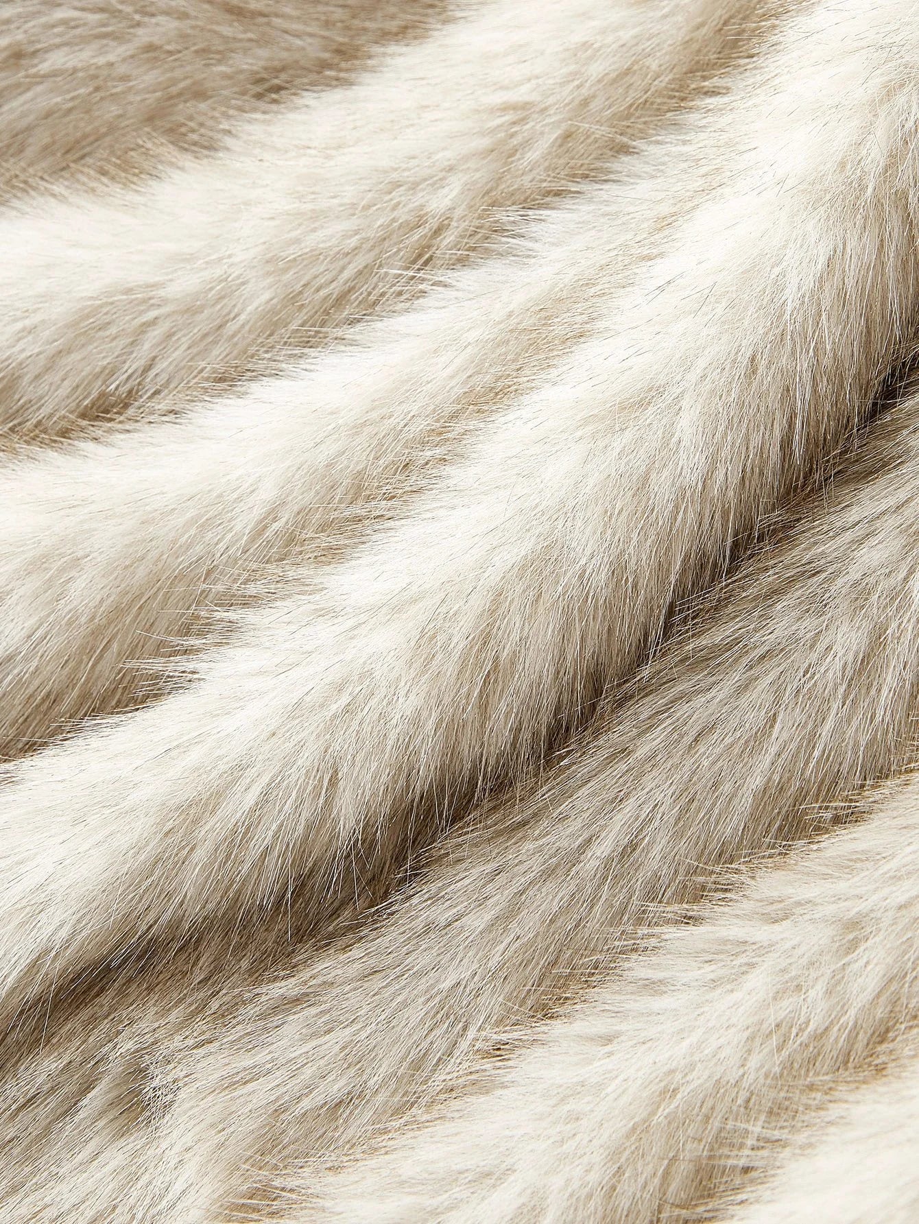 PREMIUM WATERFALL COLLAR FAUX FUR COAT