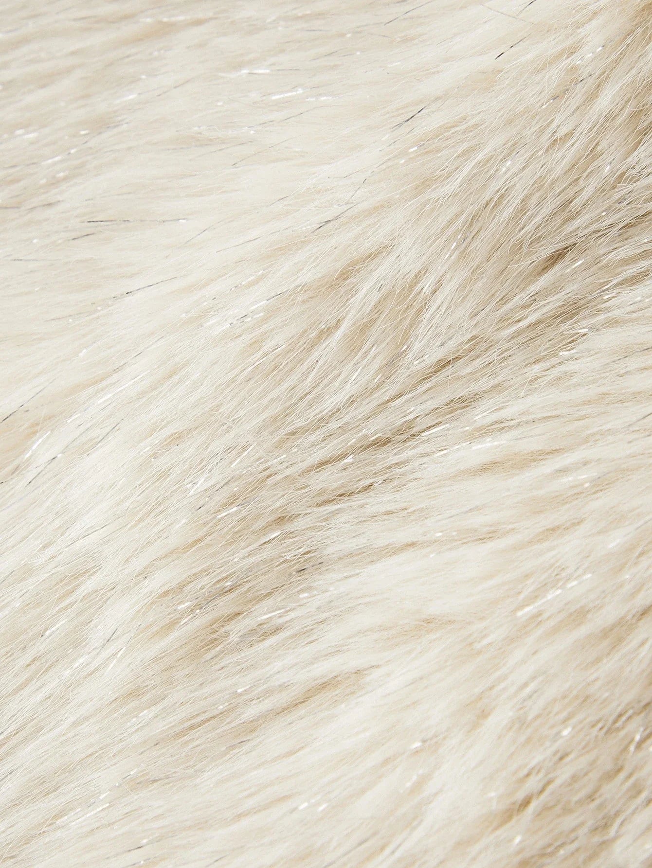 PREMIUM WATERFALL COLLAR FAUX FUR COAT AUTUMNWINTER