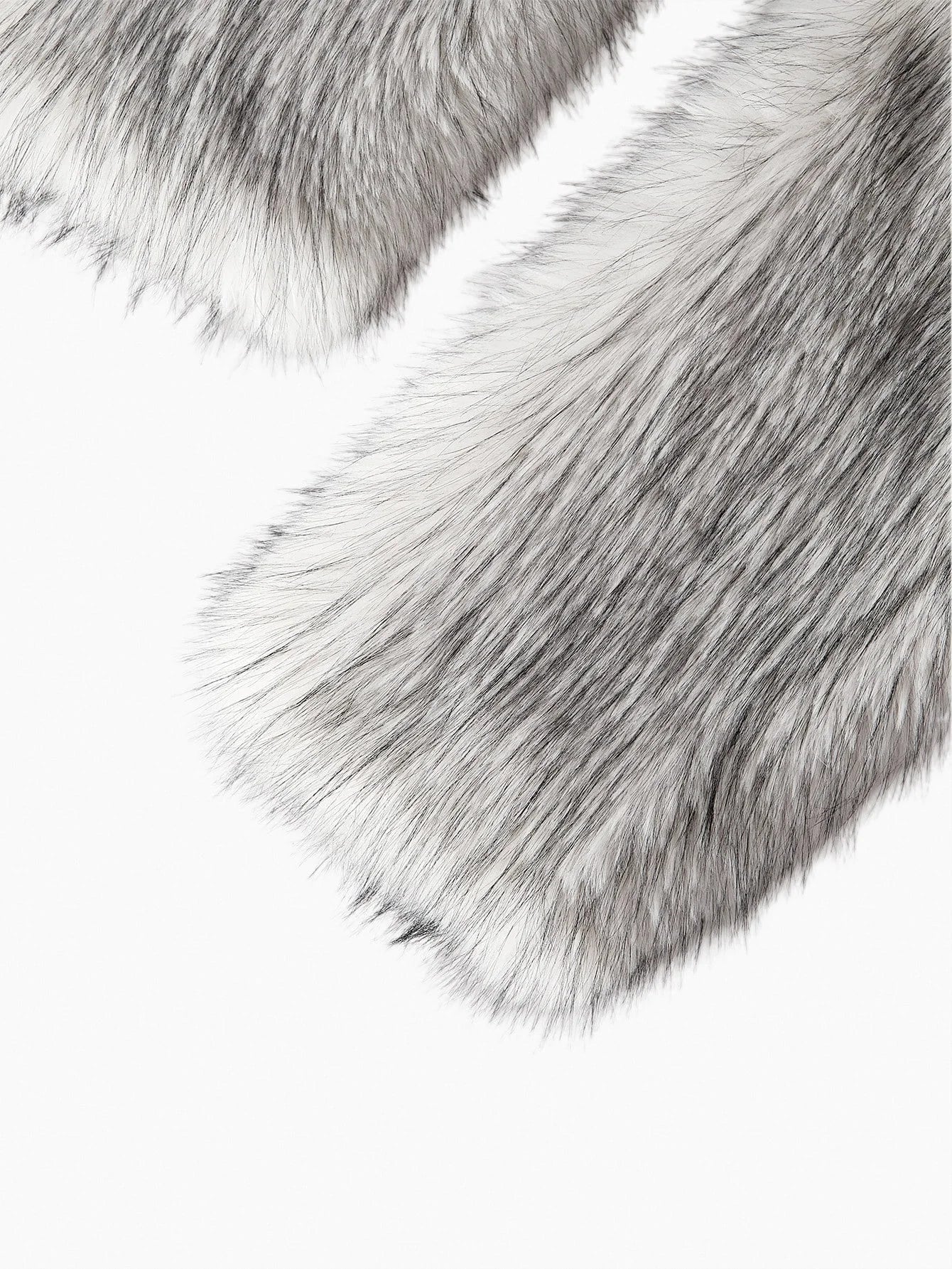 PREMIUM WATERFALL LONG SLEEVE FAUX FUR COAT FOR AUTUMN amp WINTER