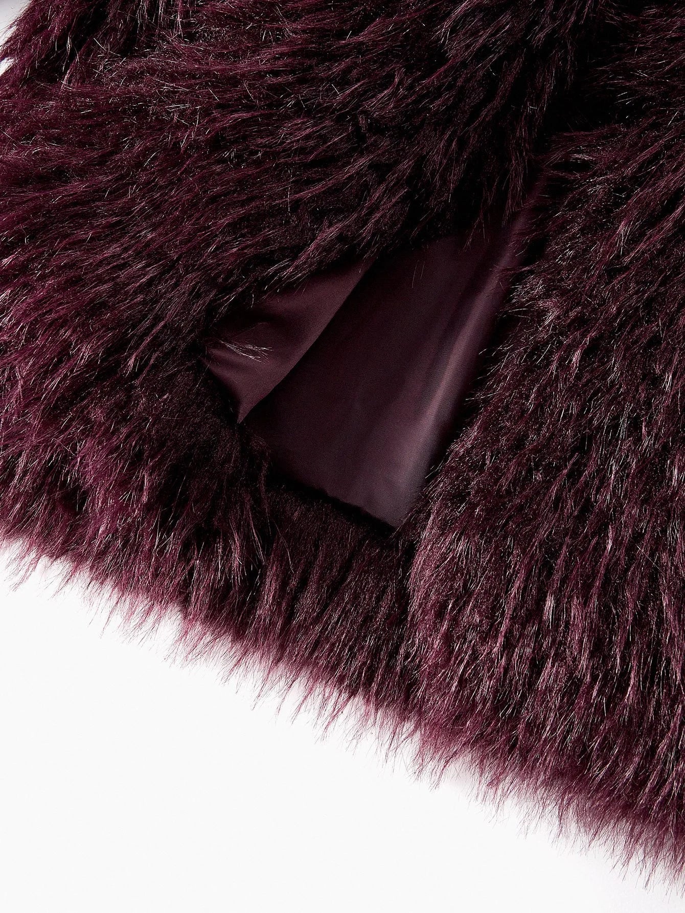 PREMIUM WATERFALL LONG SLEEVE FAUX FUR COAT FOR AUTUMN amp WINTER