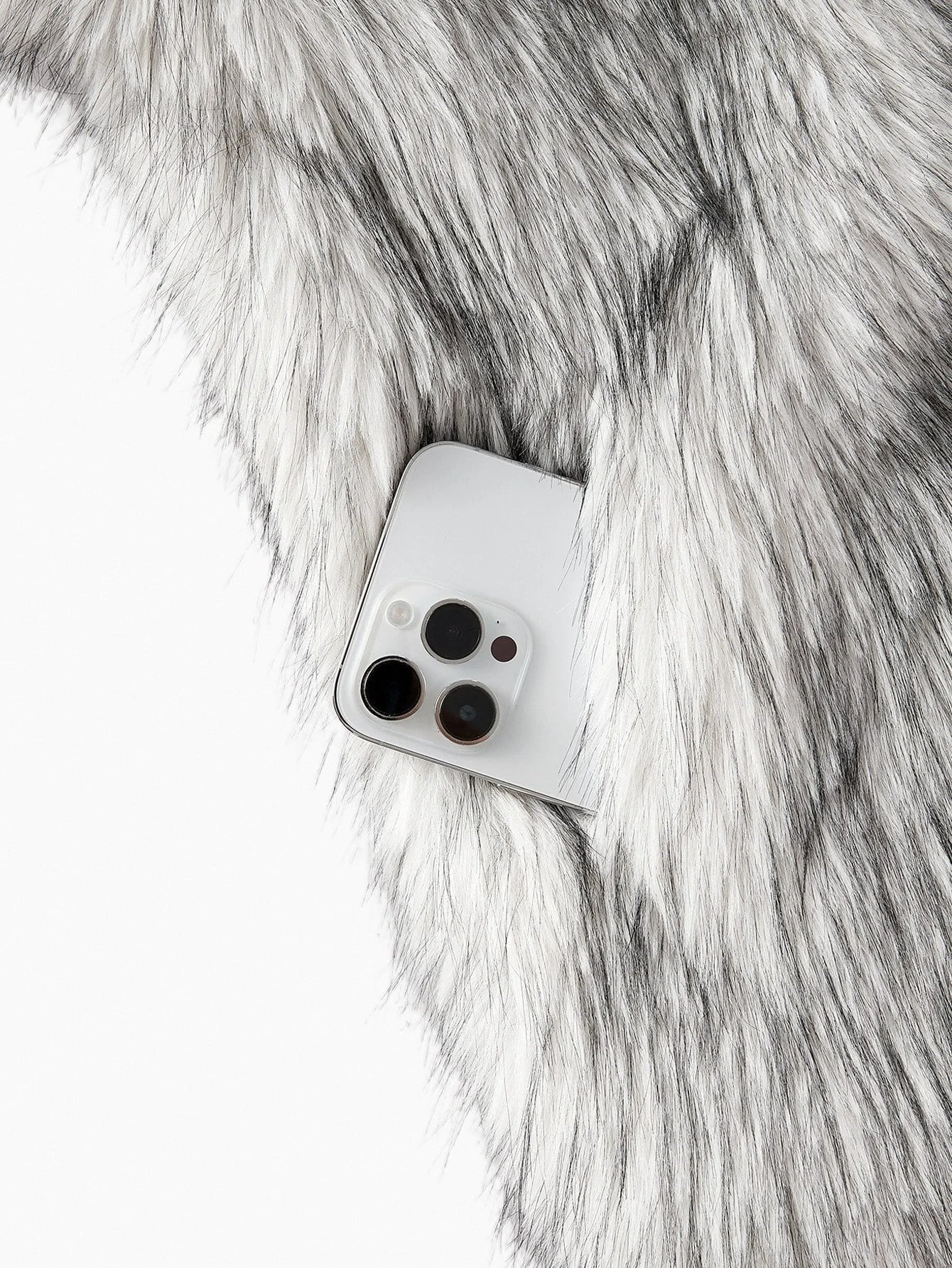 PREMIUM WATERFALL LONG SLEEVE FAUX FUR COAT FOR AUTUMN amp WINTER