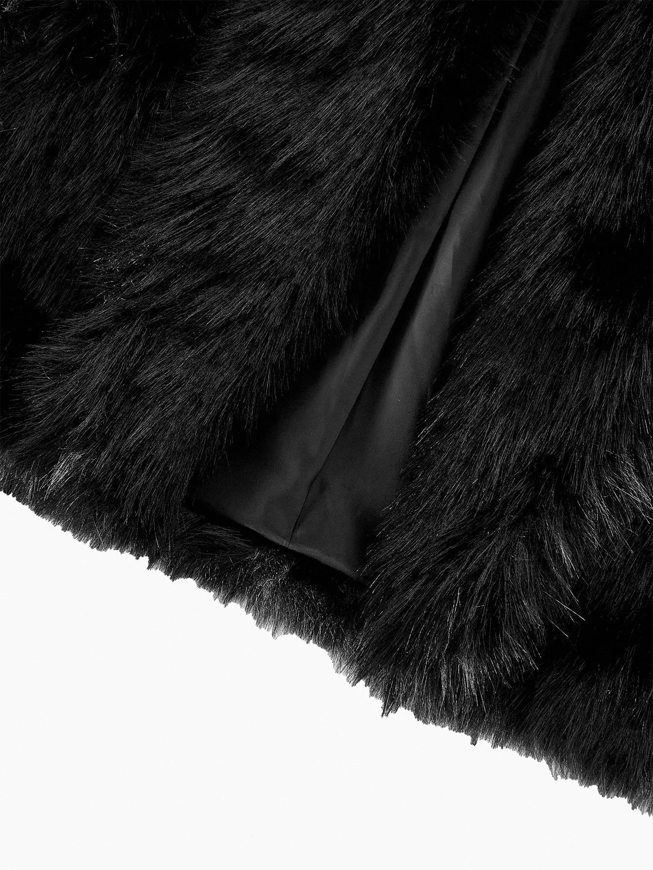 PREMIUM WATERFALL LONG SLEEVE FAUX FUR COAT FOR AUTUMN amp WINTER