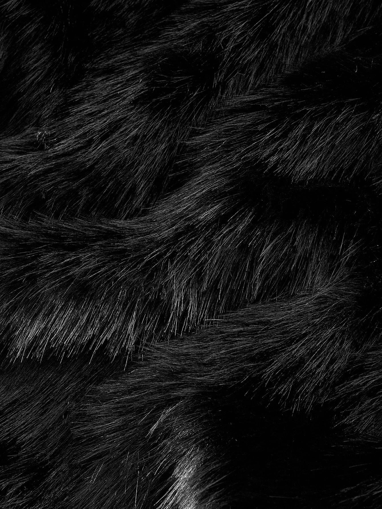 PREMIUM WATERFALL LONG SLEEVE FAUX FUR COAT FOR AUTUMN amp WINTER