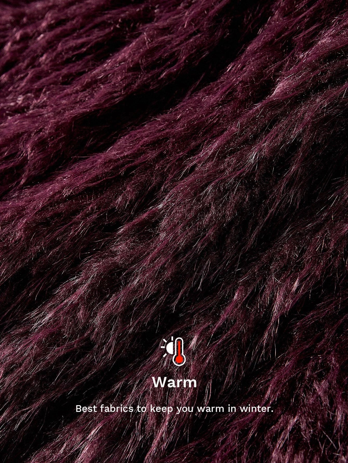 PREMIUM WATERFALL LONG SLEEVE FAUX FUR COAT FOR AUTUMN amp WINTER