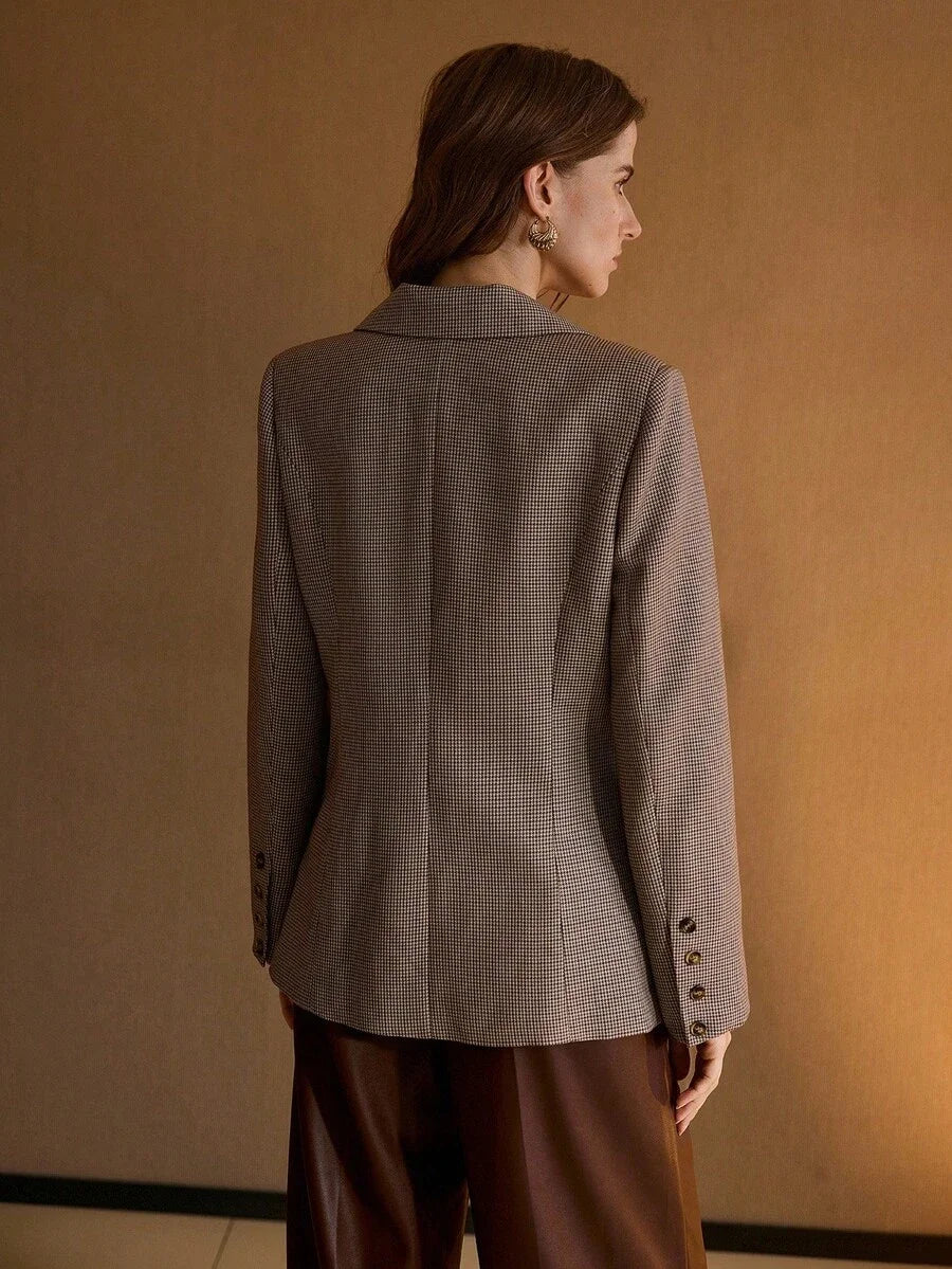 PREMIUM WOMEN LOOSE FIT STRUCTURED BLAZER NICHE EUROPEAN AND AMERICAN DESIGN