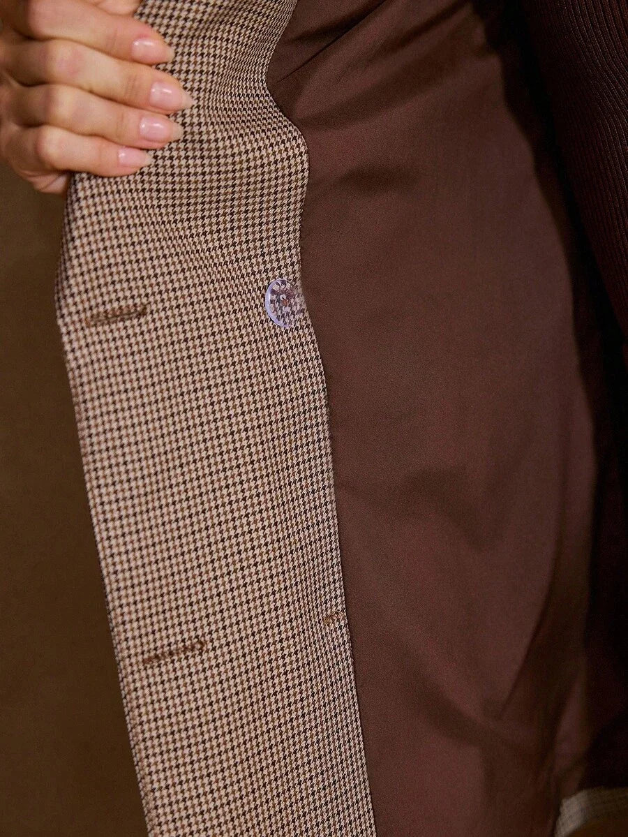 PREMIUM WOMEN LOOSE FIT STRUCTURED BLAZER NICHE EUROPEAN AND AMERICAN DESIGN