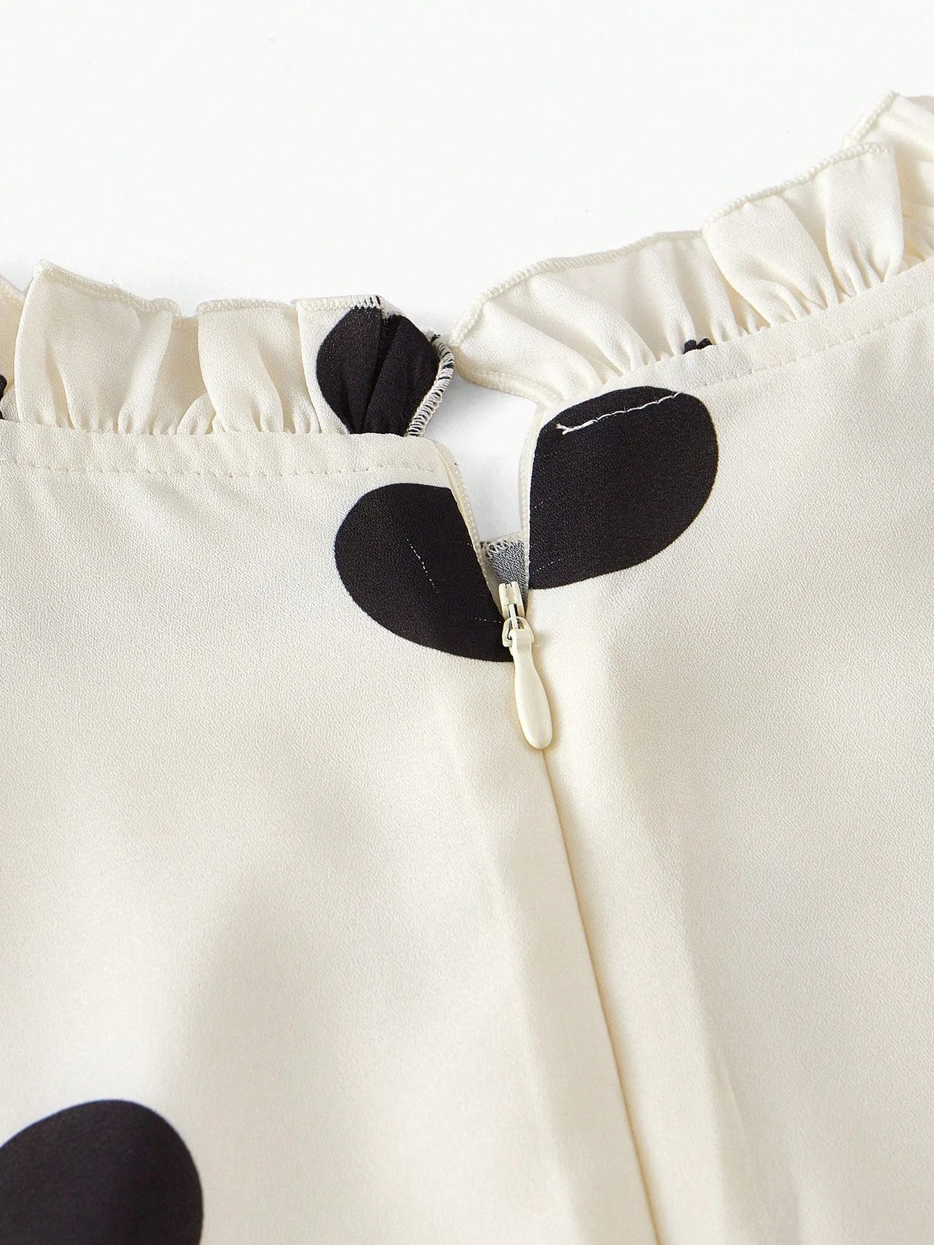 PREMIUM WOMEN POLKA DOT PRINT PLEATED LONG DRESSSPRINGSUMMER