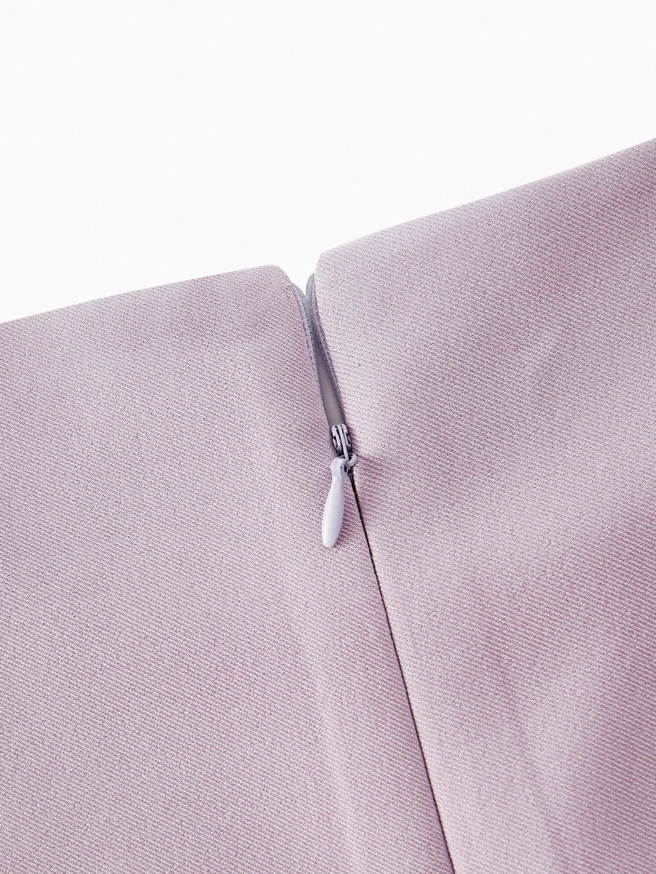 PREMIUM WOMEN ROSE EMBROIDERY WITH RHINESTONE HOLLOW WAIST MIDI DRESS