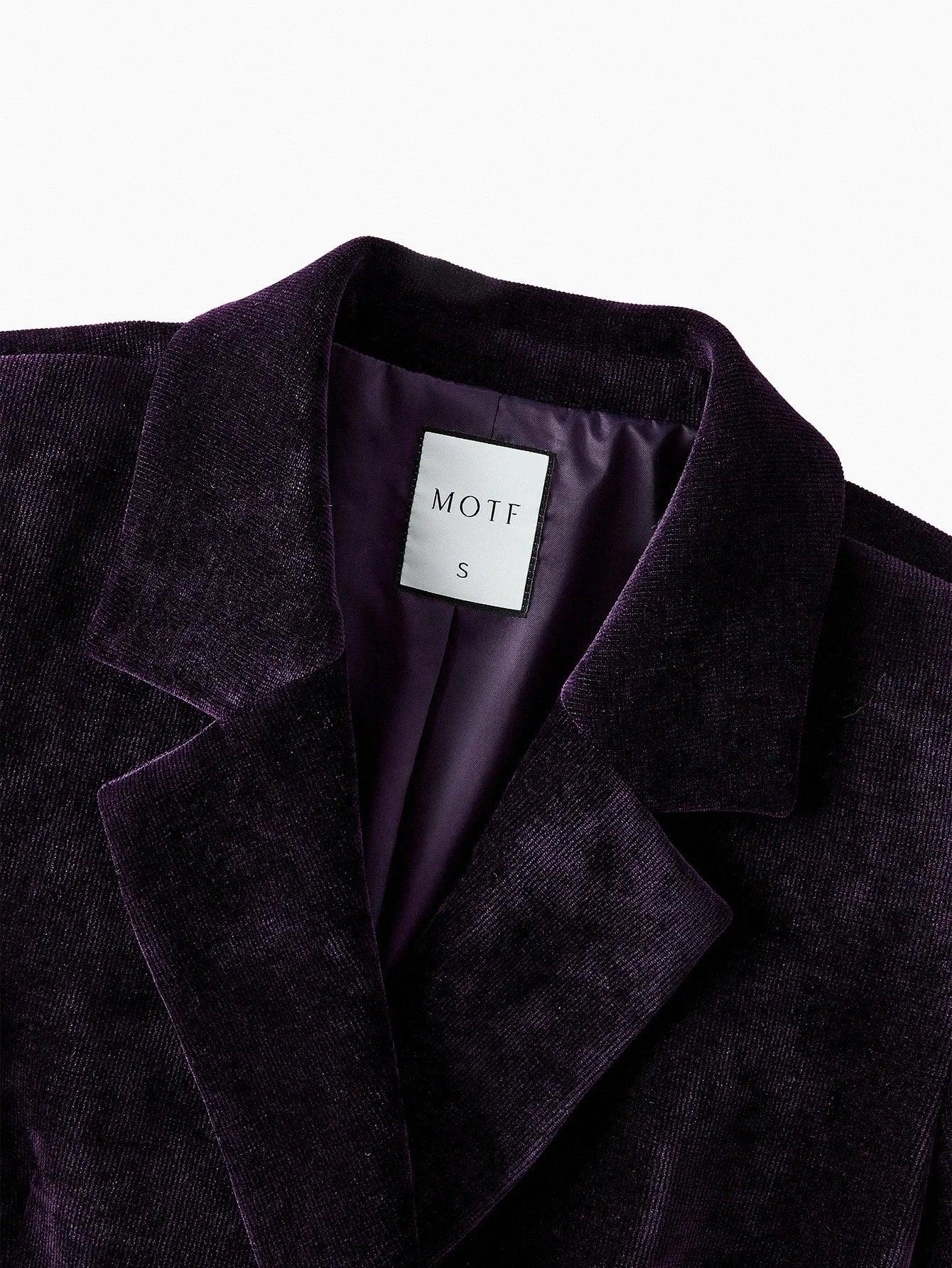 PREMIUM WOMENS CHENILLE DOUBLEBREASTED BLAZER AUTUMNWINTER