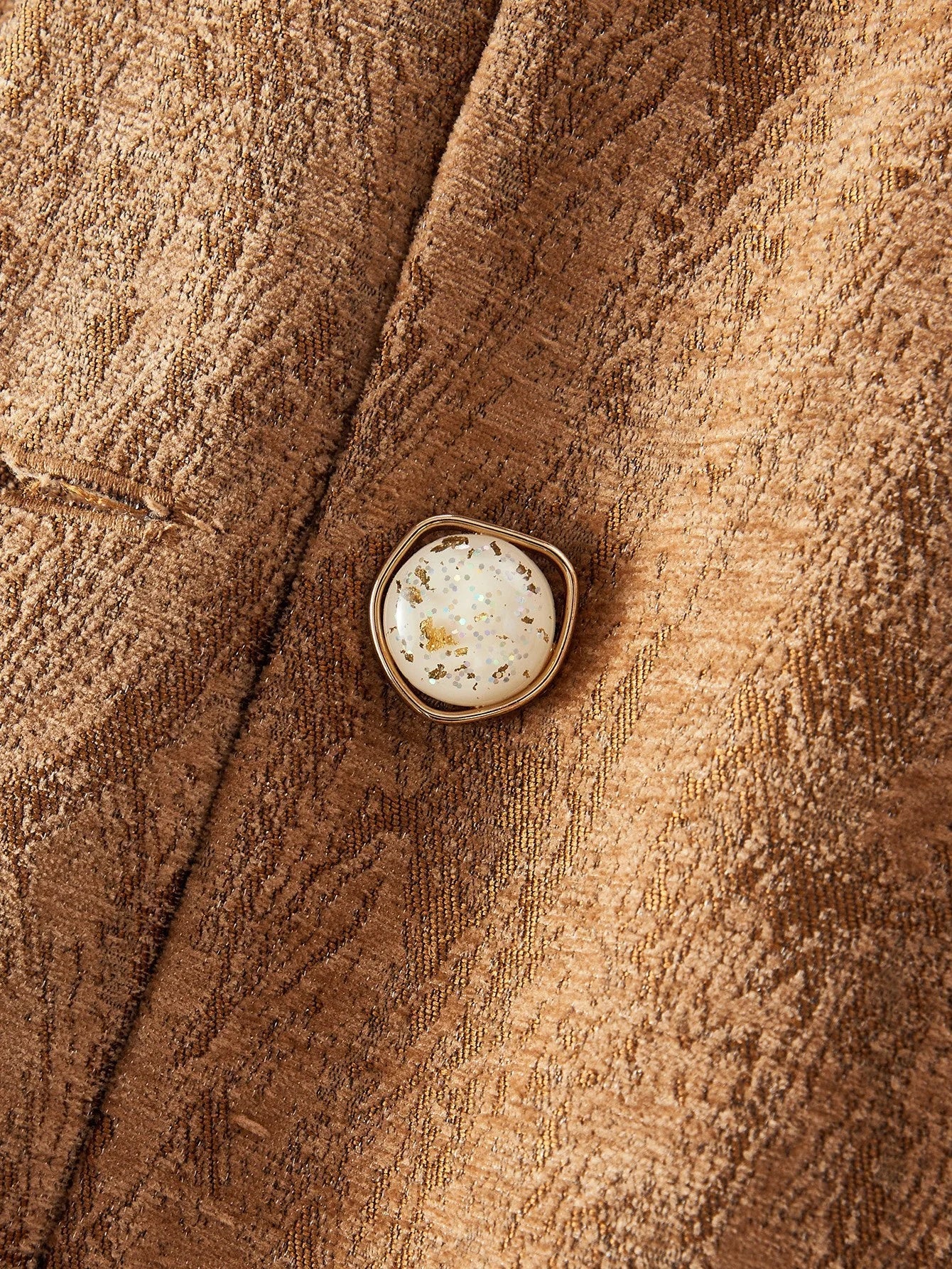 PREMIUM WOMENS CHENILLE JACQUARD BLAZER AUTUMNWINTER