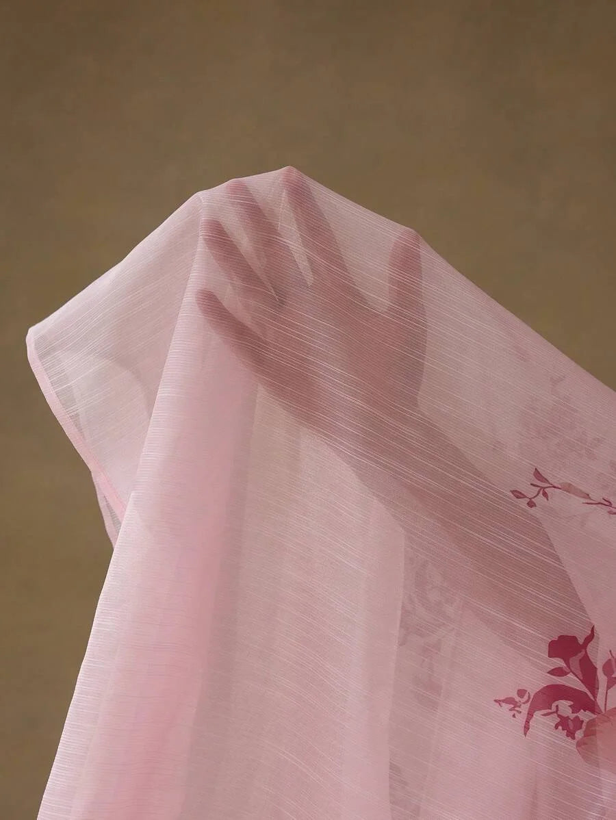 PREMIUM WOMENS ELEGANT HALTER FLORAL PRINT DRESS