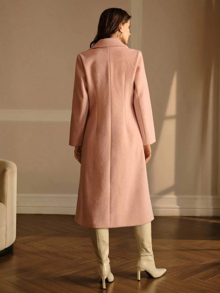 PREMIUM WOMENS ELEGANT STEREO FLORAL OVERCOAT AUTUMN