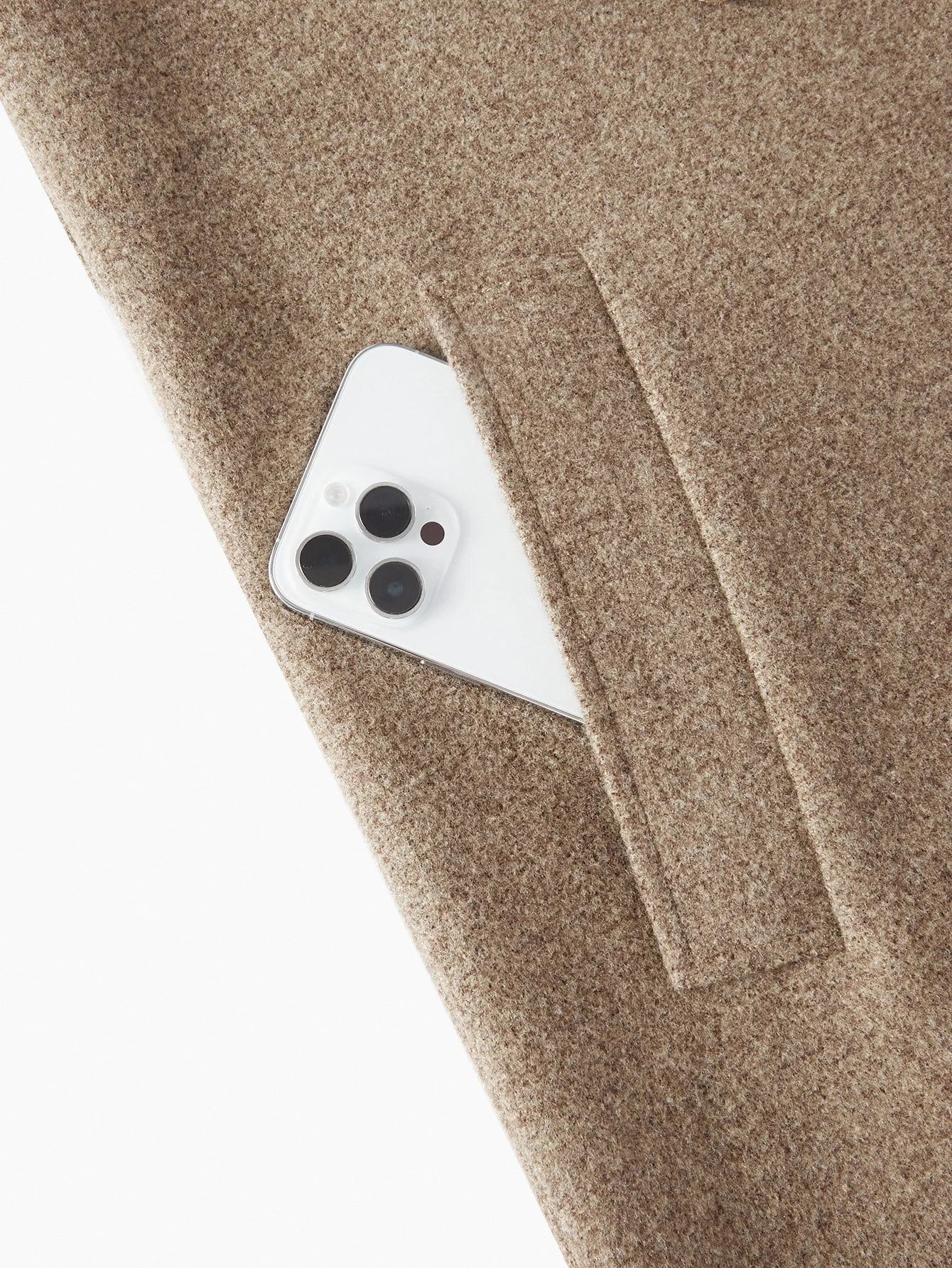 PREMIUM WOMENS FAUX FUR COLLAR LOOSE FIT WOOLEN OVERCOAT AUTUMNWINTER