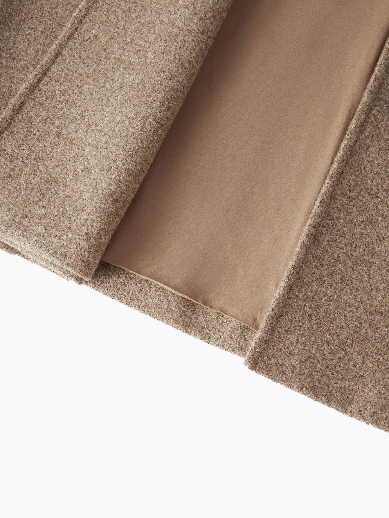 PREMIUM WOMENS FAUX FUR COLLAR LOOSE FIT WOOLEN OVERCOAT AUTUMNWINTER