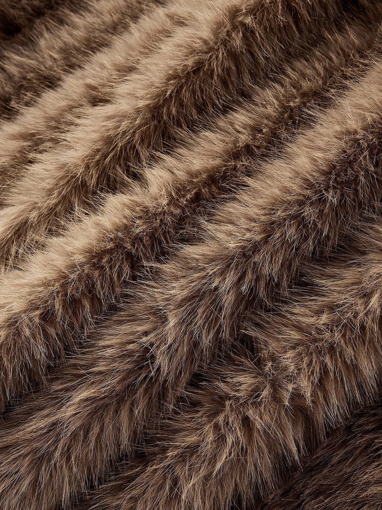 PREMIUM WOMENS FAUX FUR COLLAR MIDLENGTH COAT AUTUMNWINTER