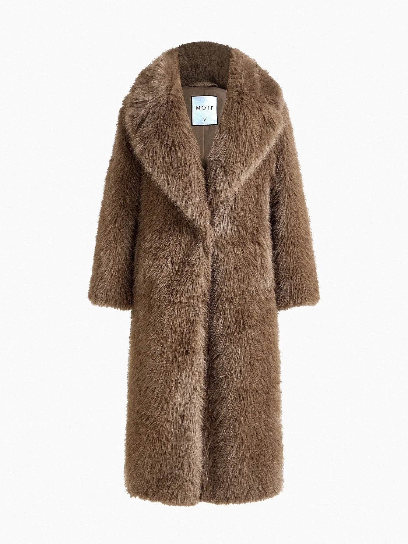 PREMIUM WOMENS FAUX FUR COLLAR MIDLENGTH COAT AUTUMNWINTER