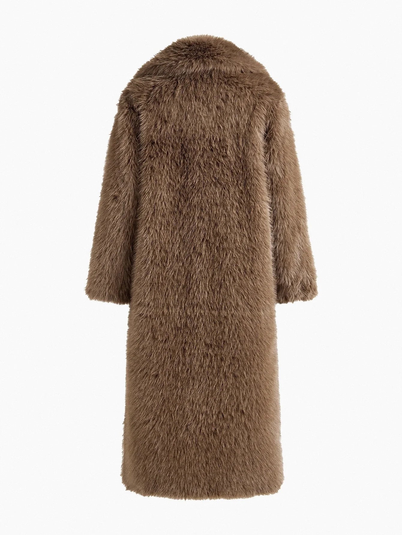 PREMIUM WOMENS FAUX FUR COLLAR MIDLENGTH COAT AUTUMNWINTER