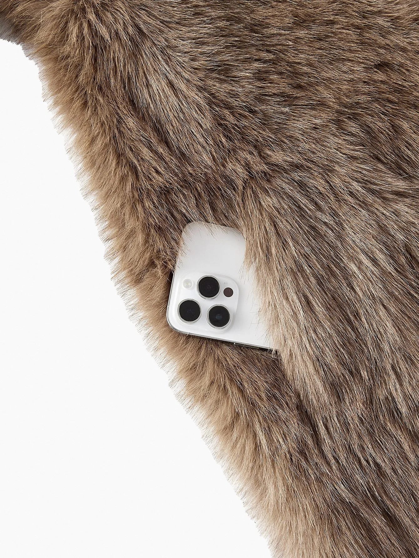 PREMIUM WOMENS FAUX FUR COLLAR MIDLENGTH COAT AUTUMNWINTER