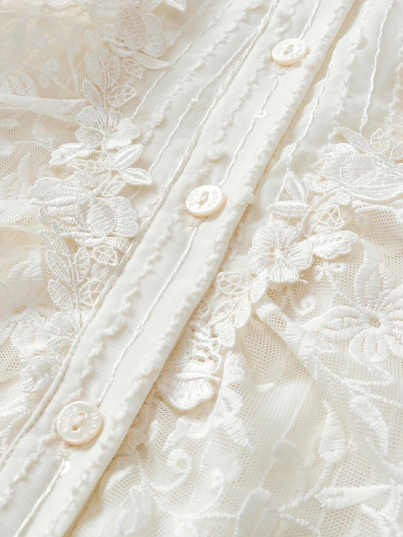 PREMIUM WOMENS JACQUARD LACE RUFFLE TRIM GODET HEM LONG DRESS