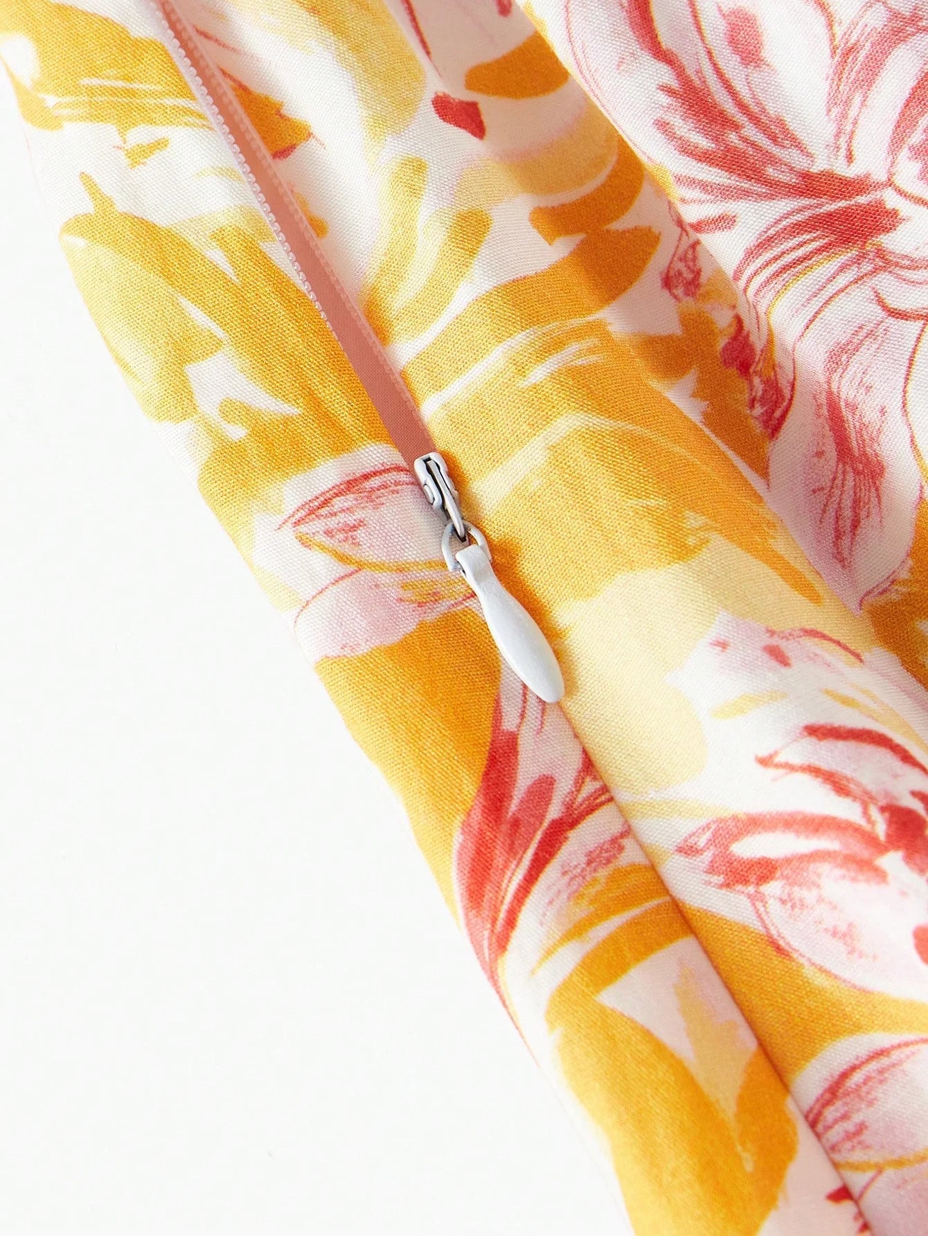 PREMIUM WOMENS LINEN FLOWER PRINT STEREO FLORAL GATHERED MIDI DRESS SUMMER VACATION DRESS