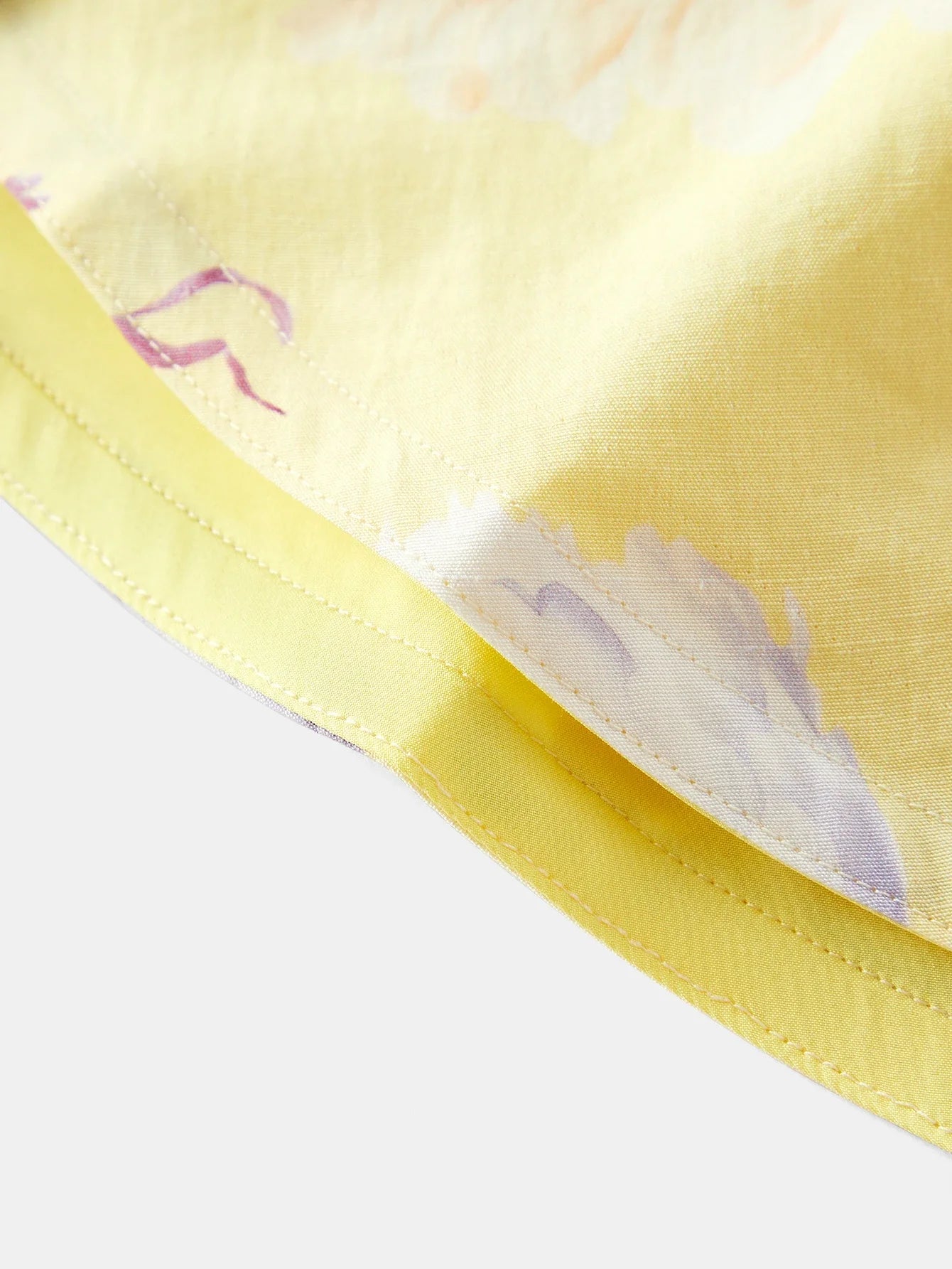 PREMIUM WOMENS LINEN ROMANTIC FLORAL PRINT LAYERED RUFFLE HEM DRESS