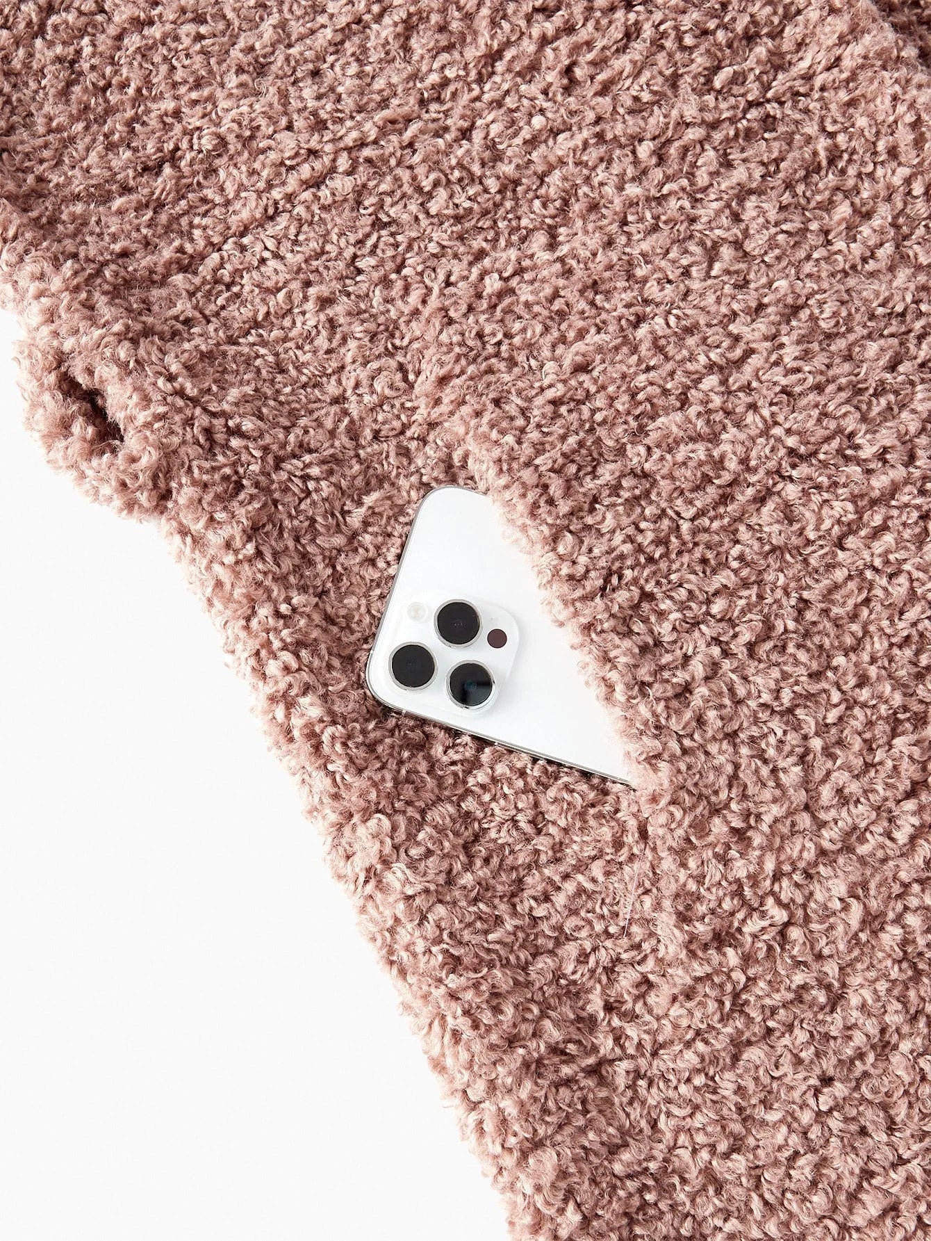 PREMIUM WOMENS LONG FAUX FUR CINCHED WAIST JACKET AUTUMNWINTER