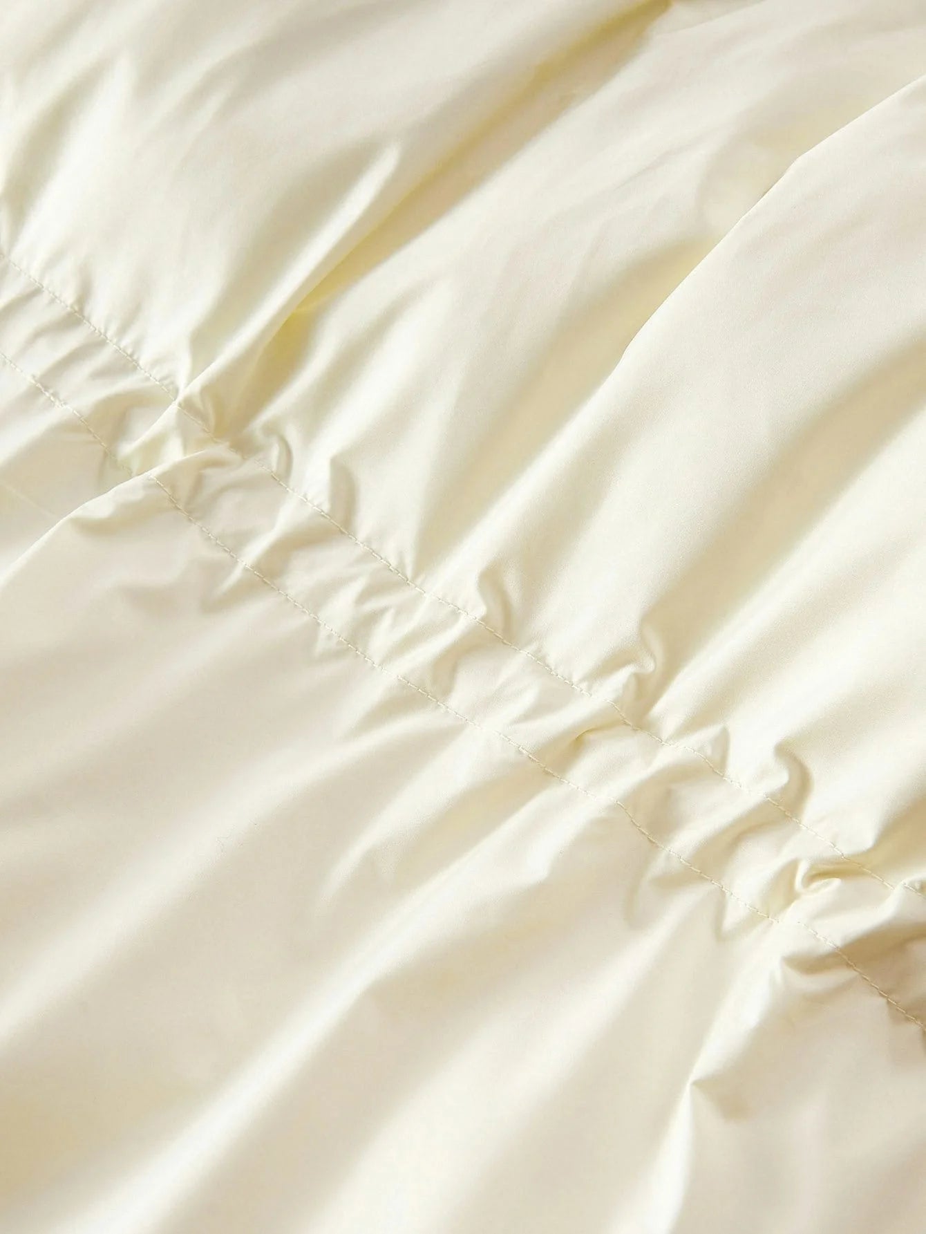 PREMIUM WOMENS LONG SLEEVE CONTRAST FURRY HOODED PADDED COAT AUTUMNWINTER