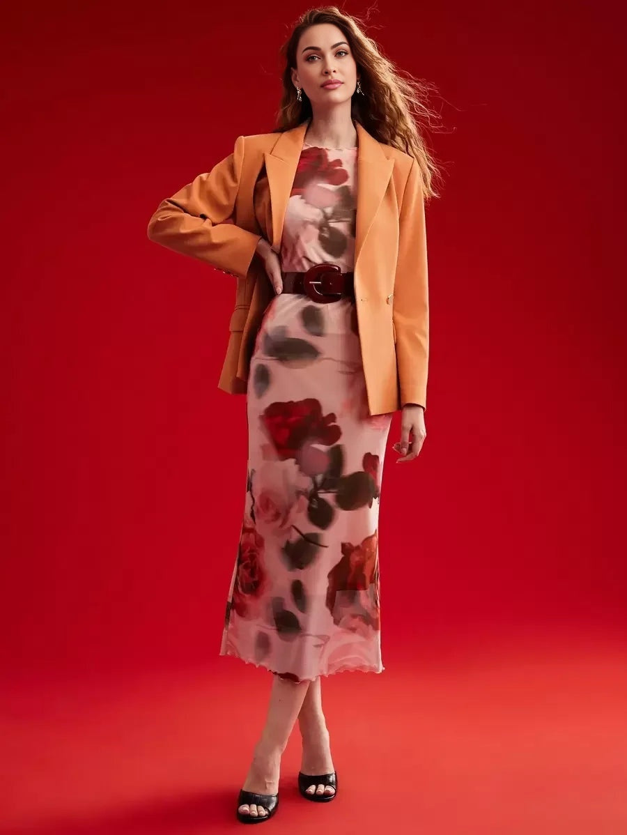 PREMIUM WOMENS POINTED COLLAR BLAZER JACKETVALENTINES DAY