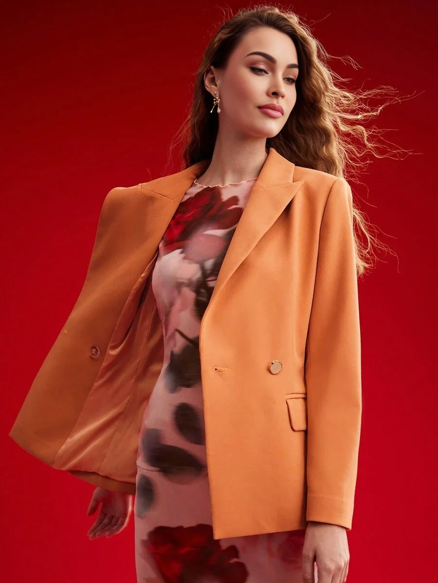 PREMIUM WOMENS POINTED COLLAR BLAZER JACKETVALENTINES DAY