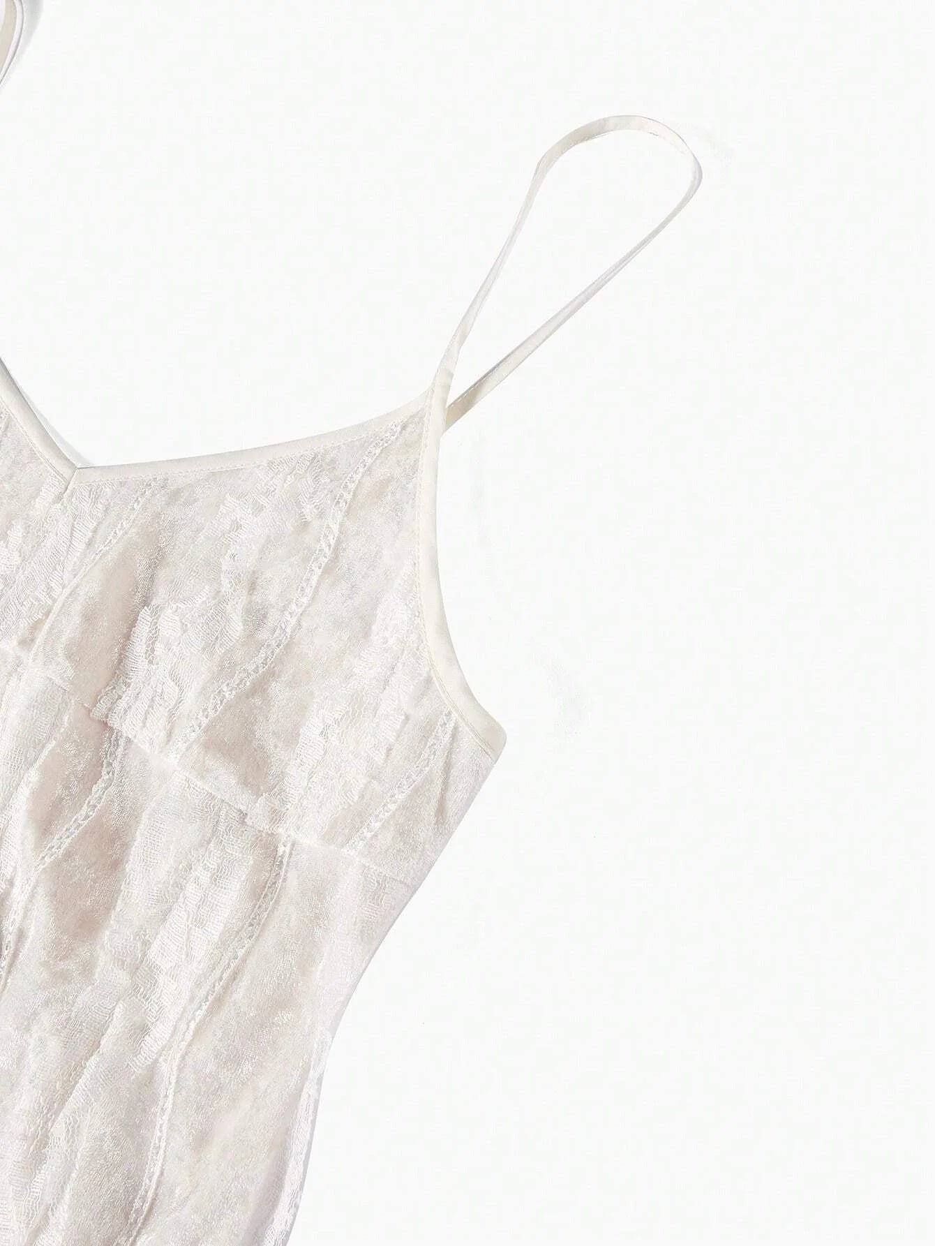 PREMIUM WOMENS SLEEVELESS BODYCON LONG DRESS WITH MULTIPLE TIERED LAYERED FRILL AND SPAGHETTI