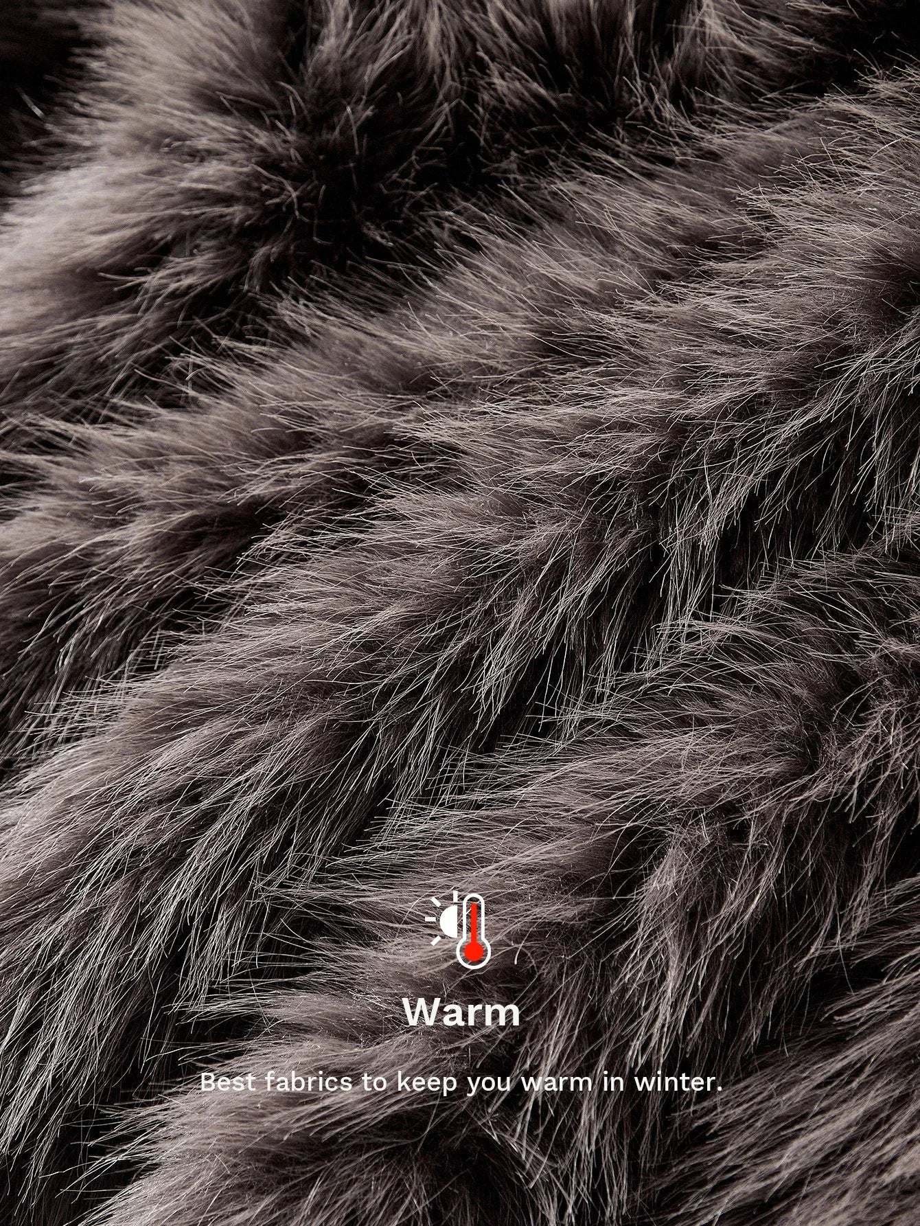 PREMIUM Womens Solid Color Long Sleeve Faux Fur Collar Elegant Jacket AutumnWinter