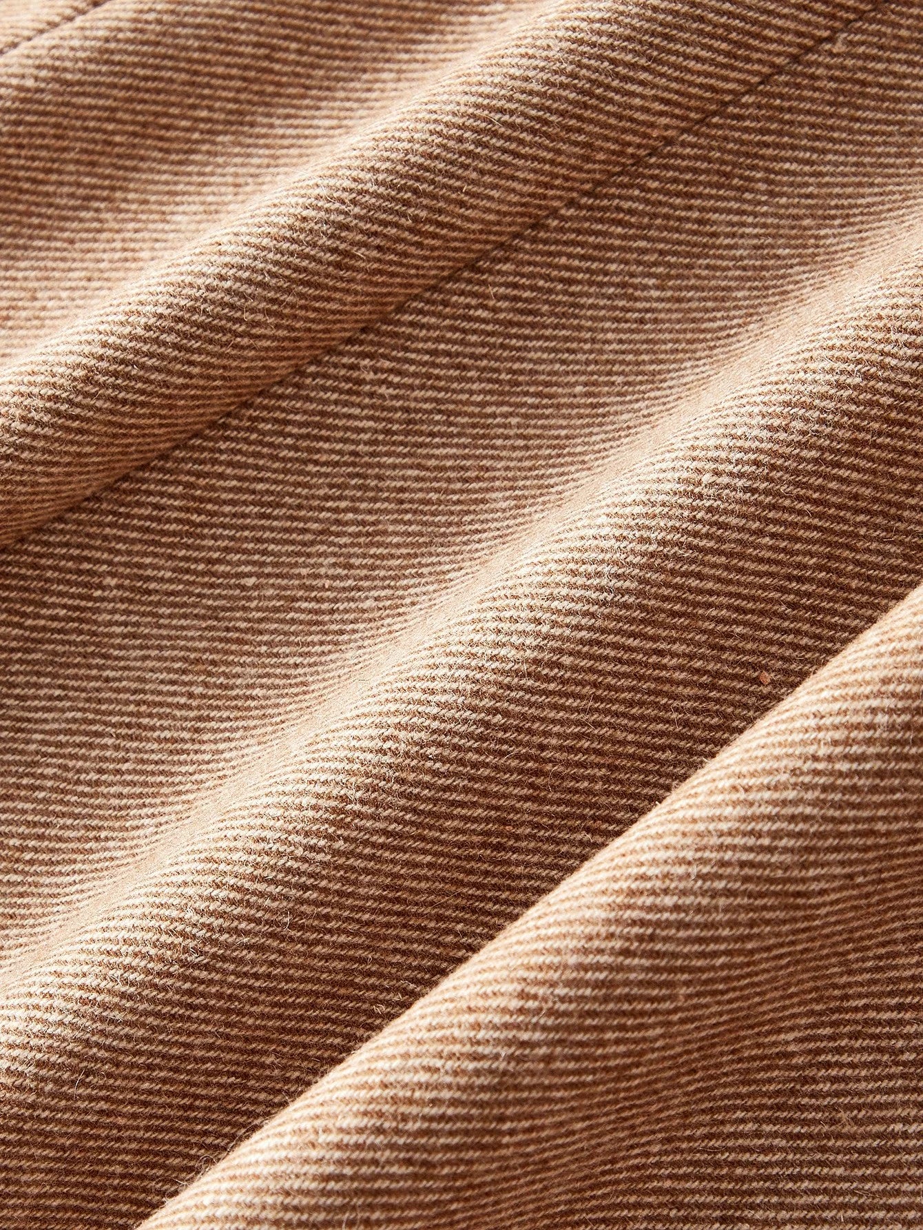 PREMIUM WOOL APPLIQUES BELTED OVERCOAT