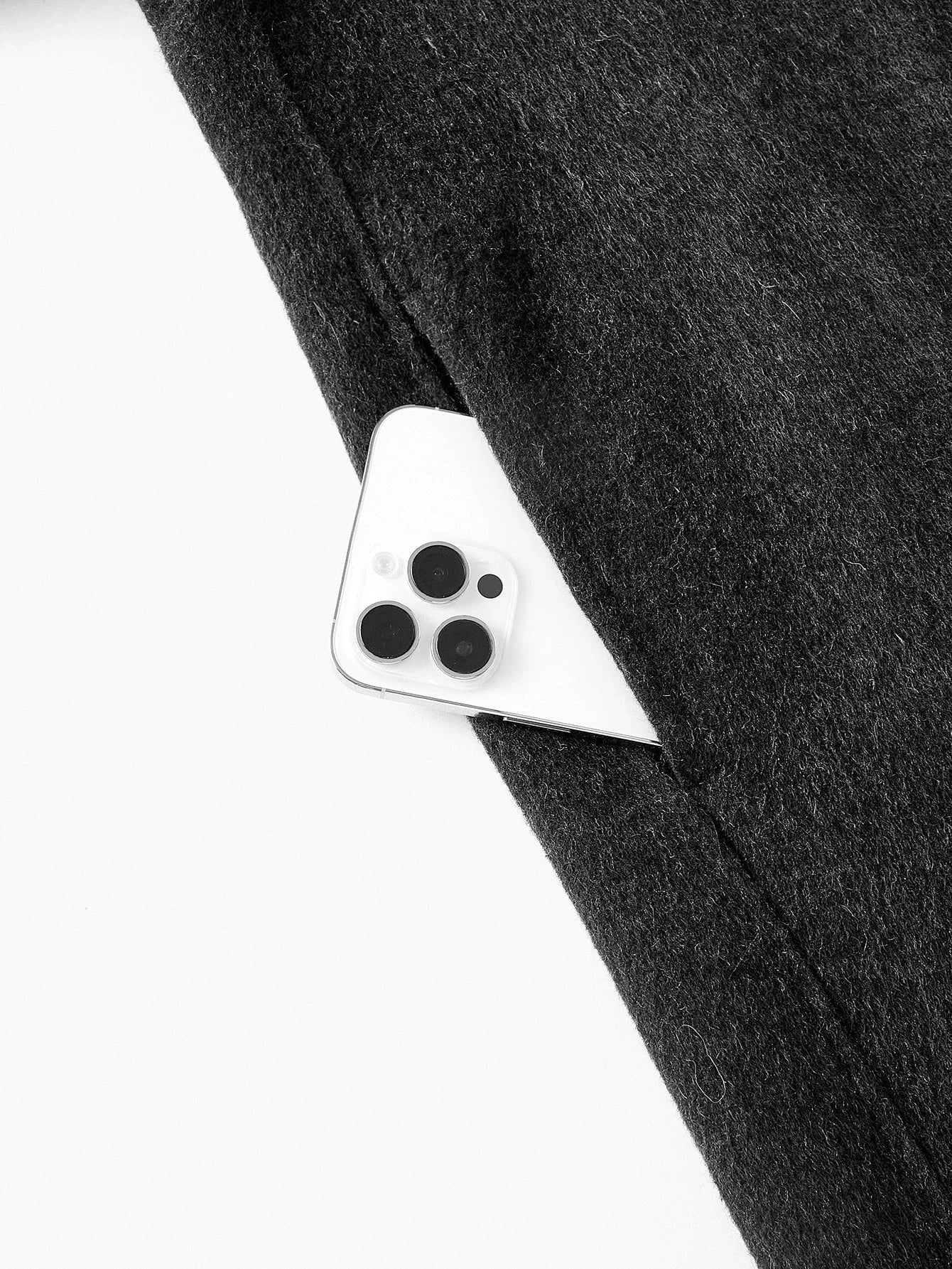 PREMIUM WOOL BELTED HOODED OVERCOAT