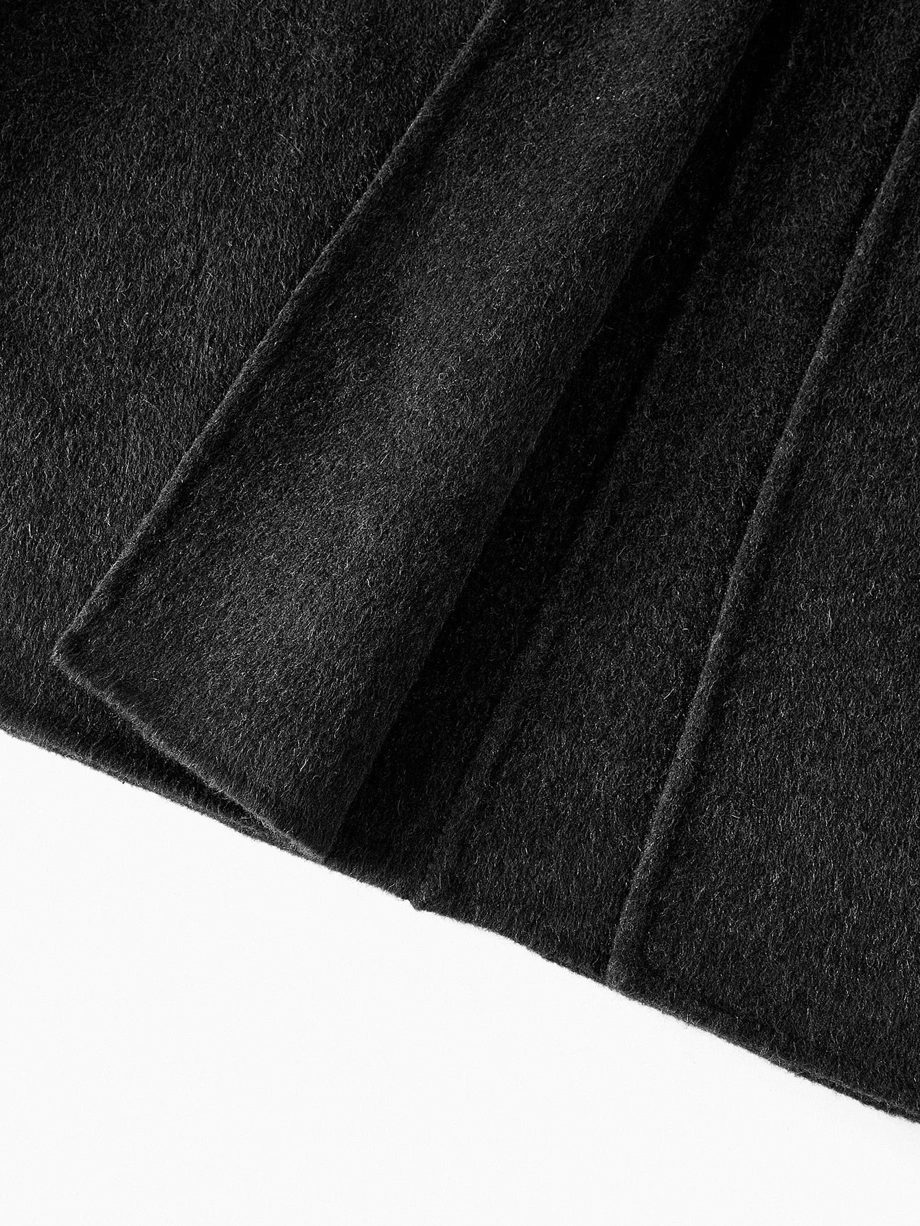 PREMIUM WOOL BELTED HOODED OVERCOAT