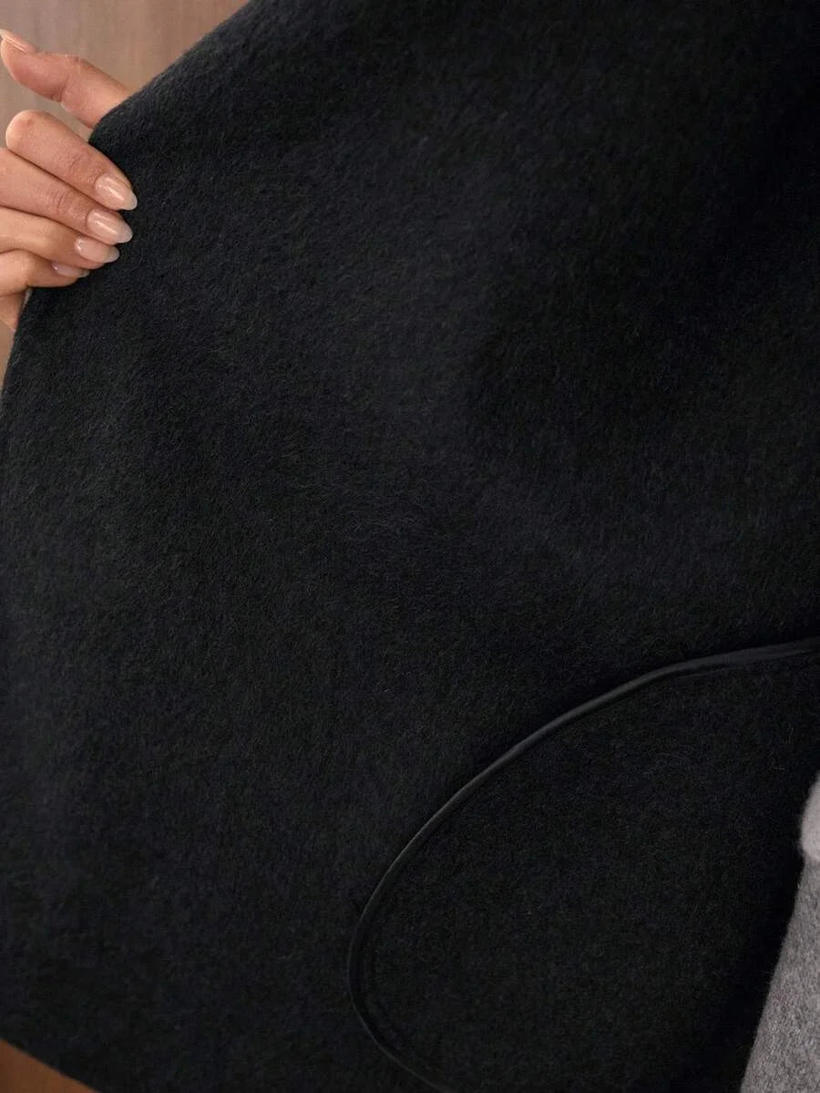 PREMIUM WOOL BELTED HOODED OVERCOAT