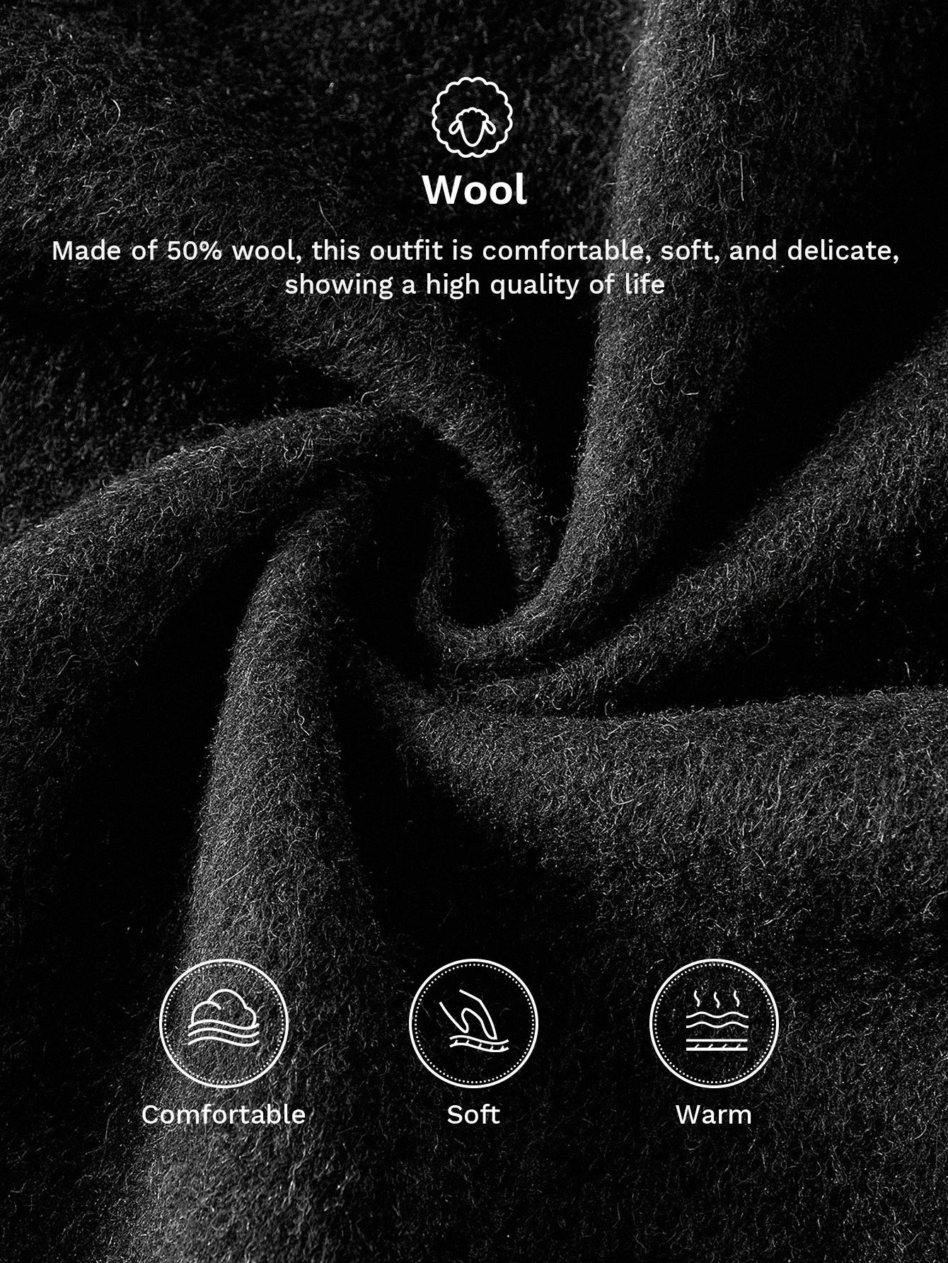 PREMIUM WOOL BELTED HOODED OVERCOAT