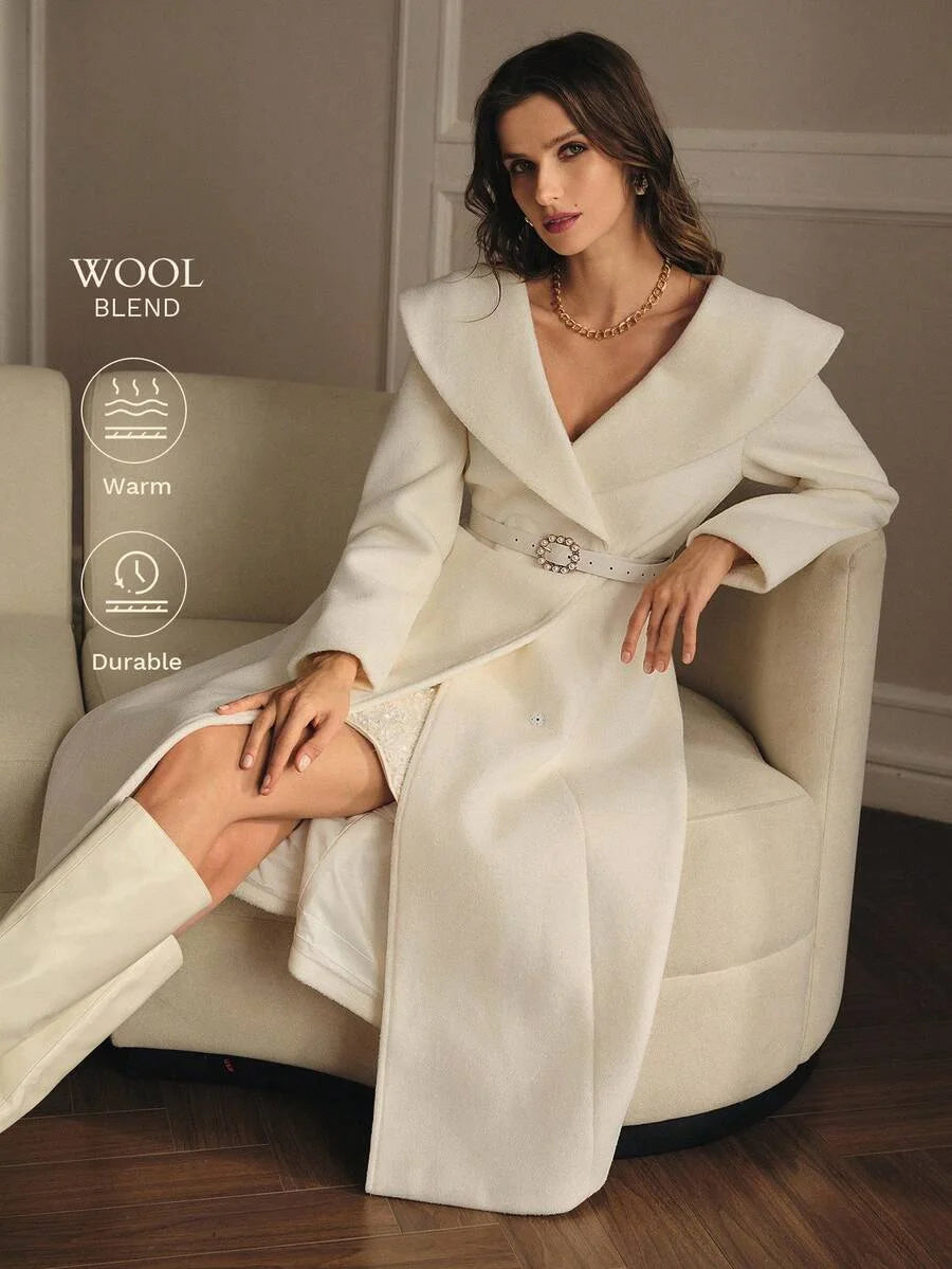 PREMIUM WOOL BELTED OVERCOAT