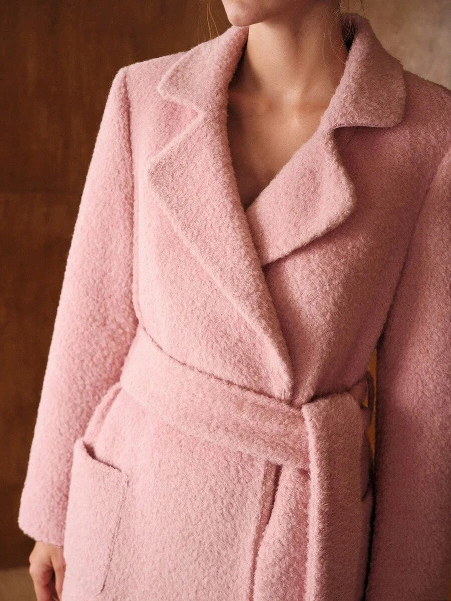 PREMIUM WOOL BELTED OVERCOAT