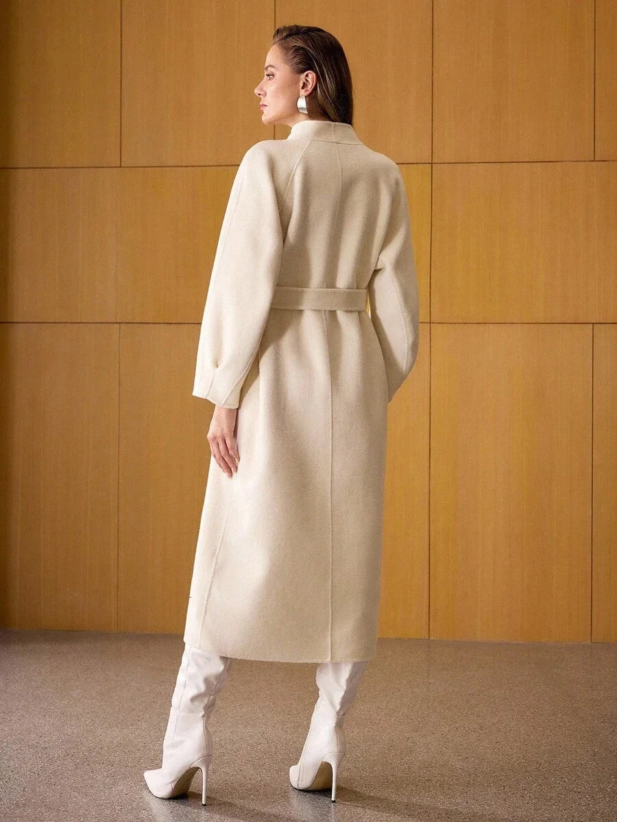 PREMIUM WOOL BELTED OVERCOAT