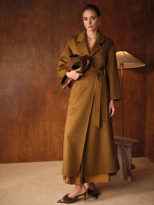 PREMIUM WOOL BELTED OVERCOAT