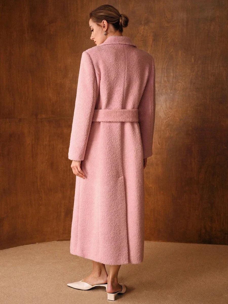 PREMIUM WOOL BELTED OVERCOAT