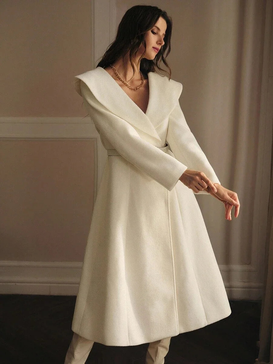 PREMIUM WOOL BELTED OVERCOAT