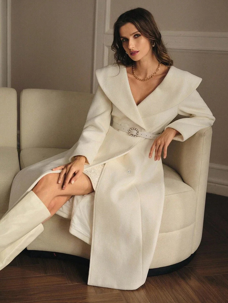 PREMIUM WOOL BELTED OVERCOAT